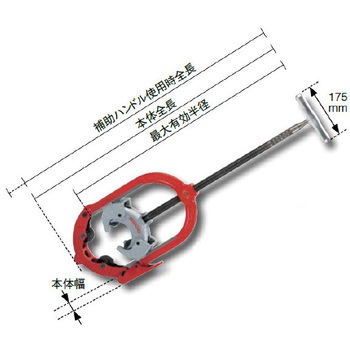 466-CI ヒンジドパイプカッター RIDGID(日本エマソン)