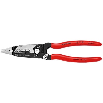 1371-8 電気技師用多機能ペンチ KNIPEX(クニペックス)