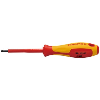9812-01 絶縁ロバートソンドライバー R1 1000V KNIPEX(クニペックス)