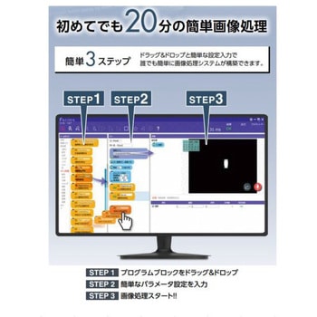 画像処理ビジュアルプログラミングツール Facilea CKD
