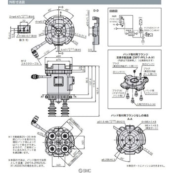 協働ロボット用真空グリッパ 三菱電機用 SMC