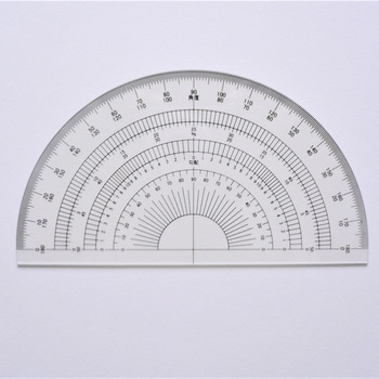 半円分度器 12cm ドラパス