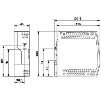 UNO-PS/1AC/12DC/30W スイッチング電源・ベーシックコンパクト UNO 1個