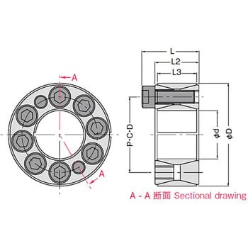 □アイセル メカロック MKTシリーズ 内径28 MKT2855(1326173)[送料別途