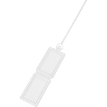 ワンタッチカラーエフ(透明タイプ)プラスチック製・線名札