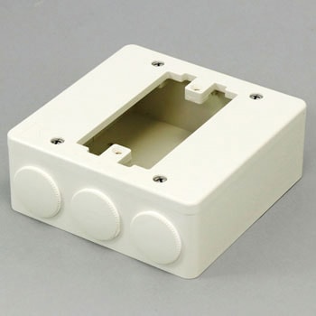 PVS-0 露出用ミニボックス 未来工業 側面ノック無 PVS-0