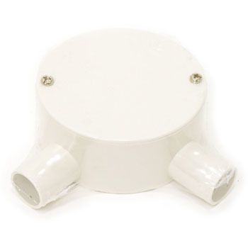 露出用丸形ボックス(平蓋) 1方出～4方出 未来工業