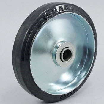 G 180w プレス製ゴムキャスター 車輪のみ 1個 イノアック 通販サイトmonotaro