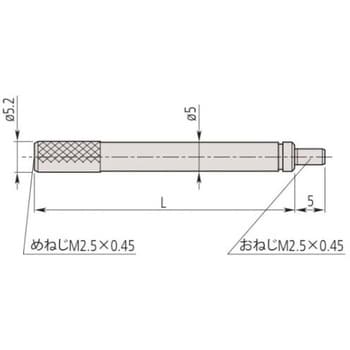 21AAA259F ダイヤルゲージ 継足ロッド 1個 ミツトヨ(Mitutoyo) 【通販