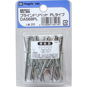 ブラインドリベット PLタイプ SK(新潟精機)