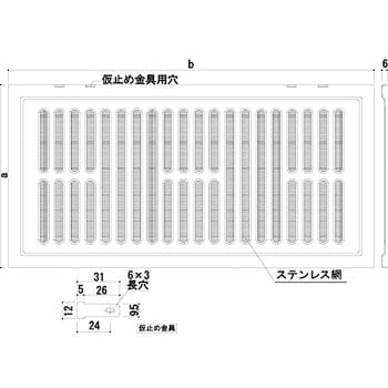 角型床下換気口 神栄ホームクリエイト(新協和)