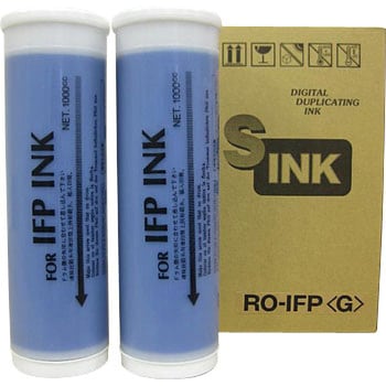 【リソー対応】軽印刷機用汎用インク RO-IFP＜G＞ 黒 ノーブランド