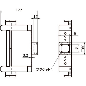 DKB-AA  キーボード固定部品- 固定タイプ NBK(鍋屋バイテック会社)
