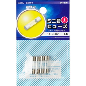 ガラス管ヒューズ オーム電機