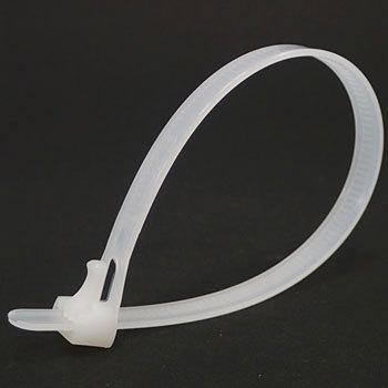 Rpt 0w50wh リピートタイ オーム電機 幅 7 6mm 長さ 0mm 色 白 結束径 50fmm Rpt 0w50wh 1袋 50本 通販モノタロウ