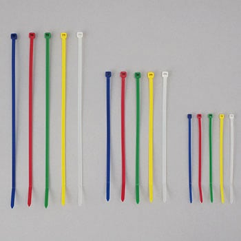 カラータイ 3サイズ300本入 5色 オーム電機