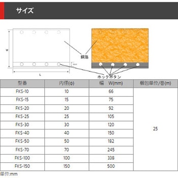 シールドチューブ(銅箔ホックボタン式) デンカエレクトロン