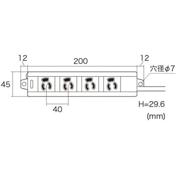 電源タップ(3P) サンワサプライ