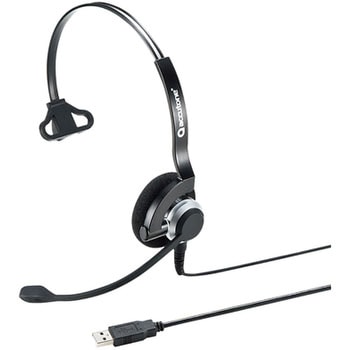 MM-HSU07BK USBヘッドセット サンワサプライ オーバーヘッド(片耳
