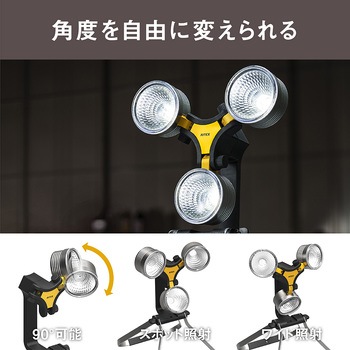 LED×3灯スーパーワークライト ライテックス(ムサシ)