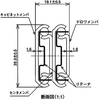 スライドレール D301 日本スライド工業