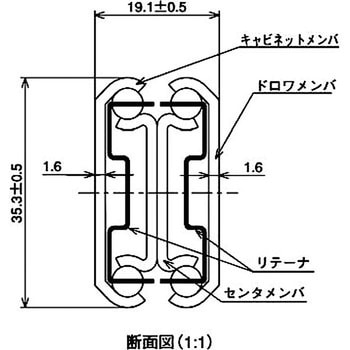 スライドレール D401 日本スライド工業