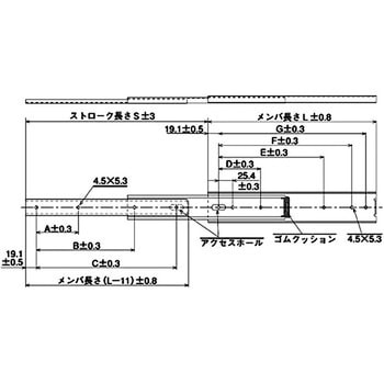スライドレール ND150 日本スライド工業
