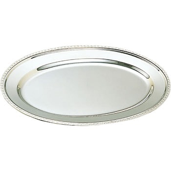 18-8 さざ波小判皿 - IKD