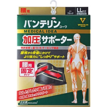 バンテリンサポーター 腰用しっかり加圧タイプ コーワ(KOWA)