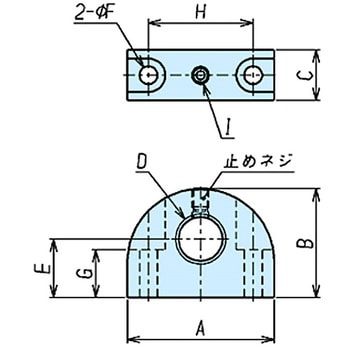 インデックスプランジャ固定用ブロック ナベヤ