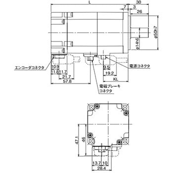 HG-KRシリーズ(低慣性・小容量) サーボモータ 電磁ブレーキなし