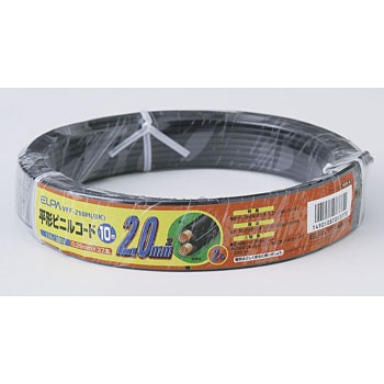 VFF-210H(BK) �r�j�[���R�[�h10M ELPA 87192481
