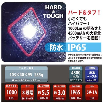 アイガー COBワークライトミニ EGS3058 EIGERTOOL(アイガーツール)