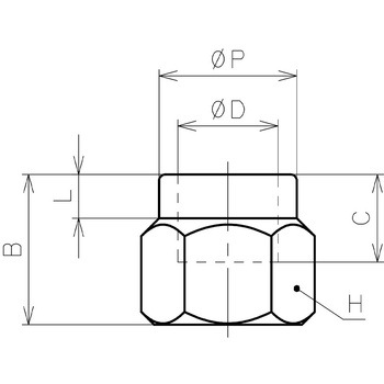 ブラス製締付継手 締付ナットのみ PISCO(ピスコ)