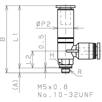 真空発生器 エルボ集中排気 PISCO(ピスコ)