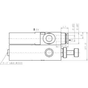 真空発生器 ユニオン真空スイッチ内蔵大気開放 PISCO(ピスコ)
