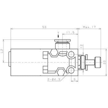 真空発生器 ユニオン真空スイッチ内蔵大気開放 PISCO(ピスコ)