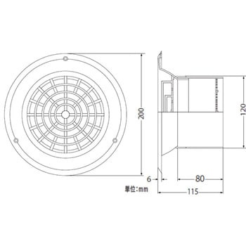 丸型換気孔 IK