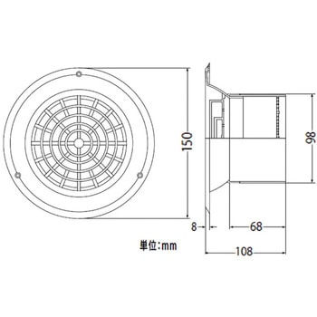 丸型換気孔 IK