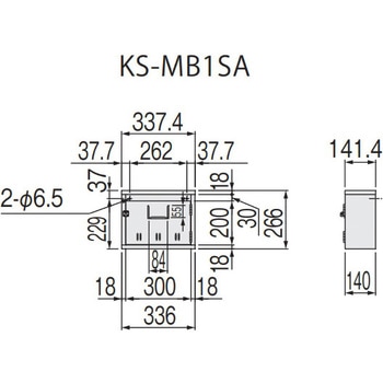 SUS製集合郵便受SA型 NASTA(ナスタ)