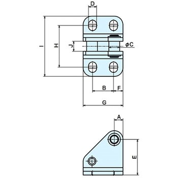 トグルフッククランプ用フックキャッチ6847G ナベヤ