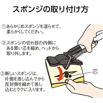 SPスポンジモップ 替スポンジ テラモト