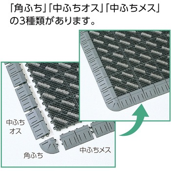 カラーブラッシュ 専用角ふち 75×75 テラモト