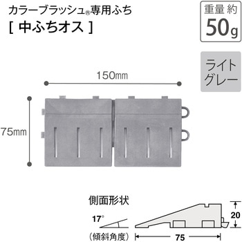 カラーブラッシュ 専用中ふち オス 75×150 テラモト