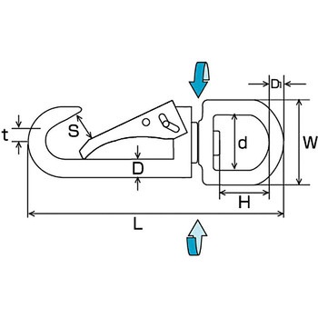 回転ロックスナップオープンタイプ 水本機械製作所