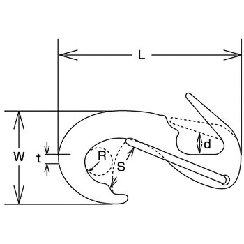 オープンマガタマフック 水本機械製作所