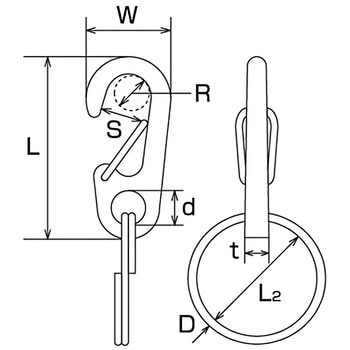 ミニクリップ(二重リンク付き) 水本機械製作所