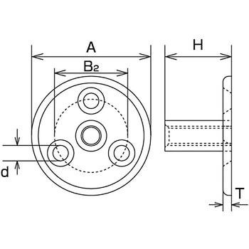 パッドナット(ミリネジ) 水本機械製作所