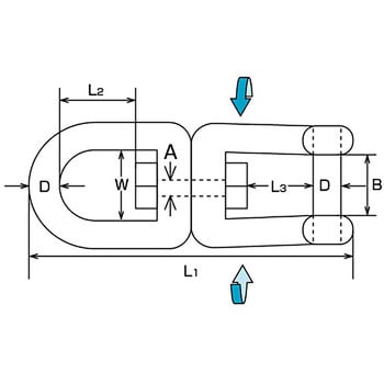 SSC-6 沈みシングルシャックル 1個 水本機械製作所 【通販サイトMonotaRO】