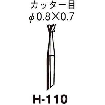 精密ミニヤスリ 0.8Φ×0.7 サンフレックス